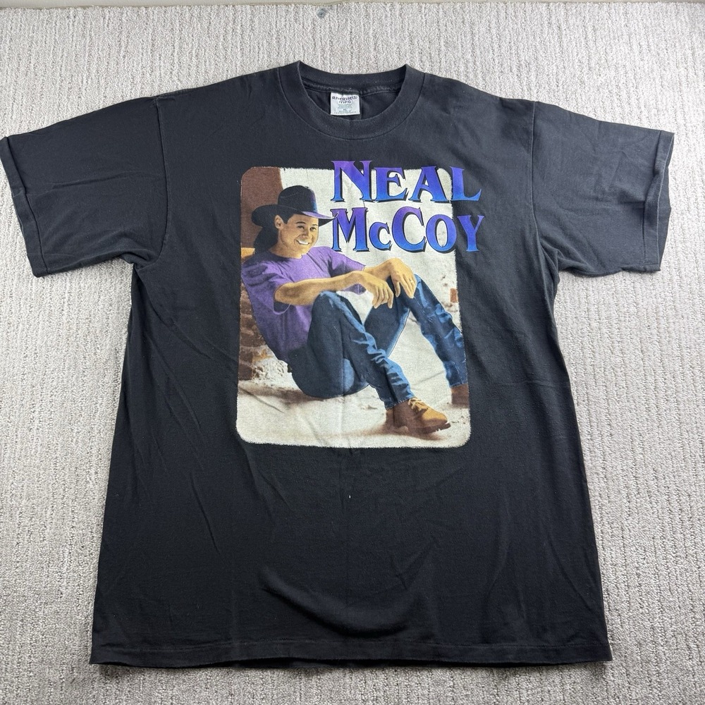 Vintage Neal McCoy T Shirt Men's XL Country Music Band Tee
